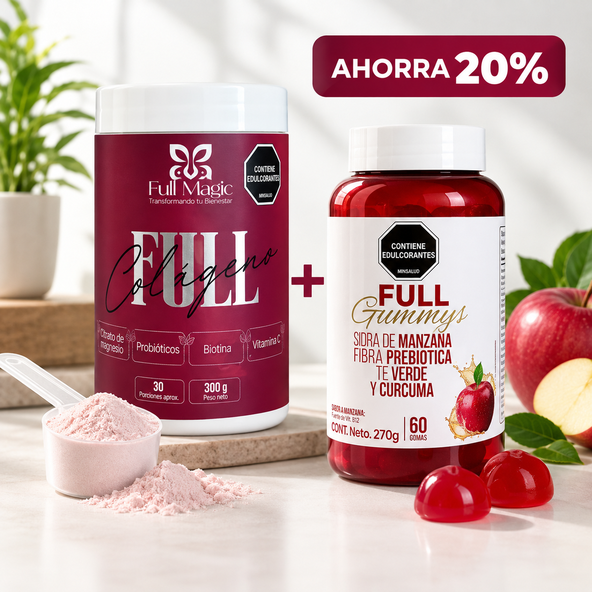 Combo Full Colágeno + Full Gummys