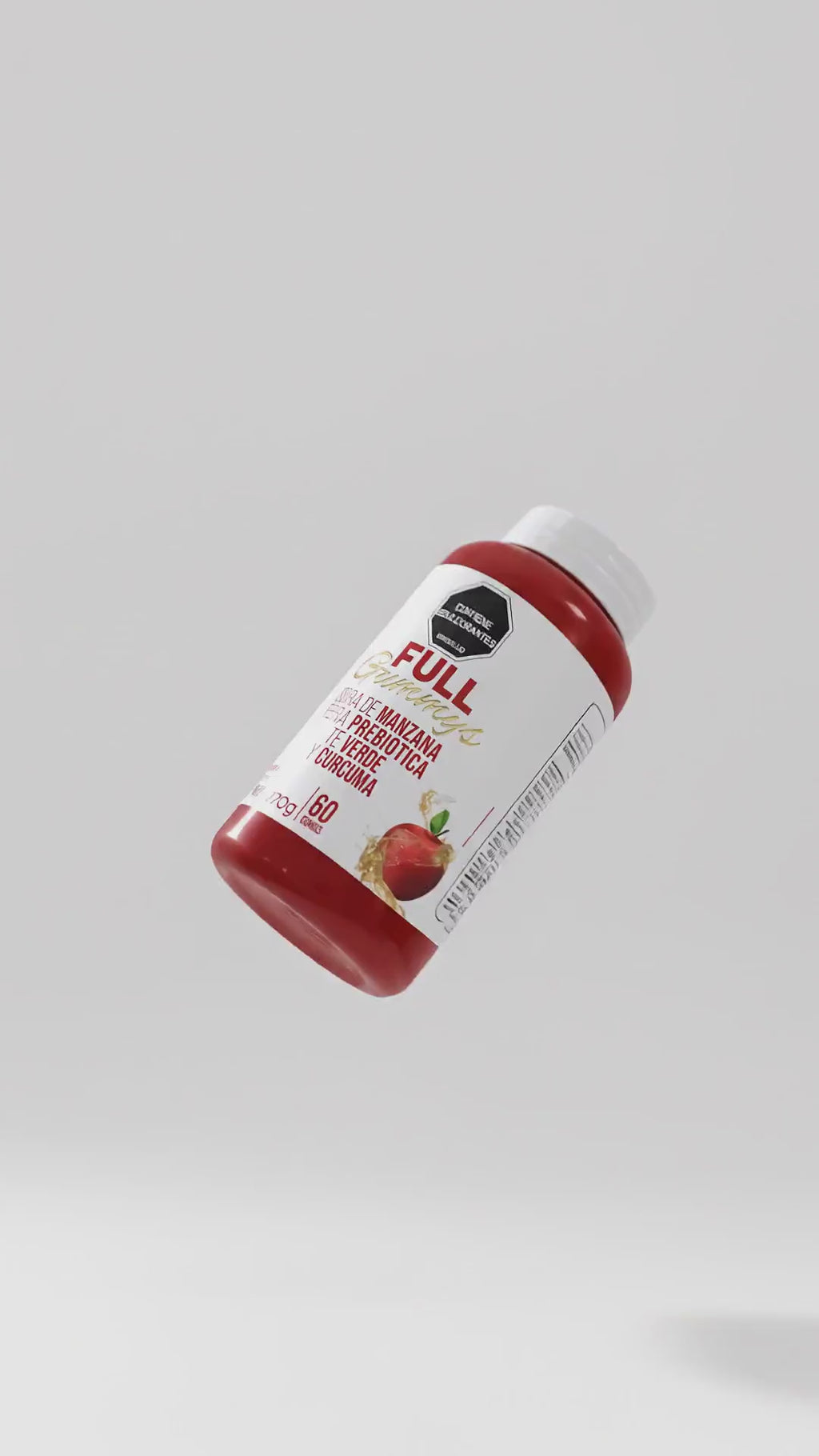 Full Gummys – Gomitas de Manzana y Cúrcuma
